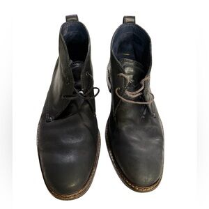 Cole Haan Men's Black Leather Boots